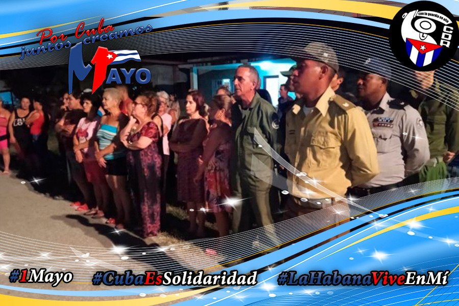 Se preparan los integrantes del #Minint para participar masivamente en los actos por el #1Mayo Día Internacional de los Trabajadores a lo largo de todo el país. Un sí por #Cuba y su Revolución