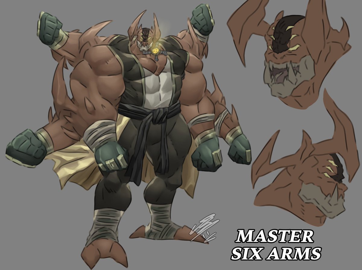 acá está un mini rediseño para cuatro brazos (Master six arms)
#Ben10 #Ben10Art #Ben10 #MutantTrix