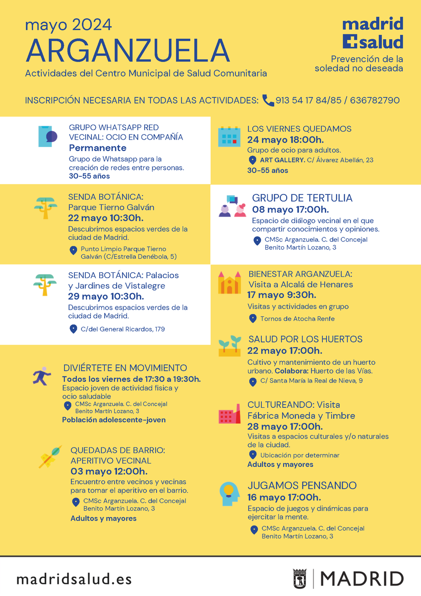 madridsalud's tweet photo. ¿Conoces la nueva aplicación para hacer actividades en grupo del Ayuntamiento de @Madrid?
🔴+ de 150 actividades al mes en los 21 distritos de la ciudad de #Madrid
🔴Para #jovenes #mayores #adultos
🔴#actividadfisica #bienestaremocional #cultura #salud
ℹ️https://t.co/ZBGCbubnqE https://t.co/bEqmyh0cik