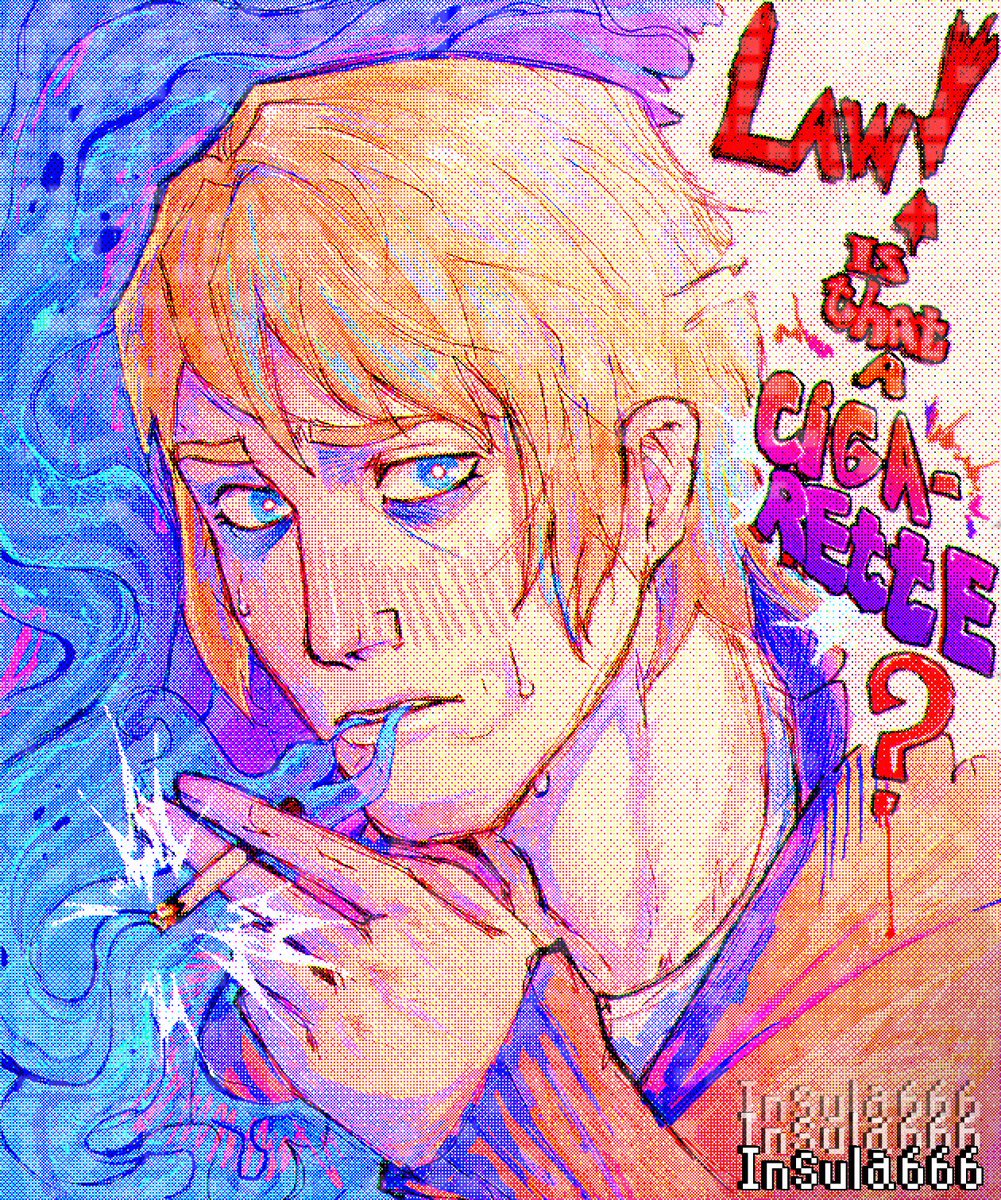 Headcanon that Lawrence was caught smoking as a child lmao

#lawrenceoleander #BoyfriendToDeath #btd2