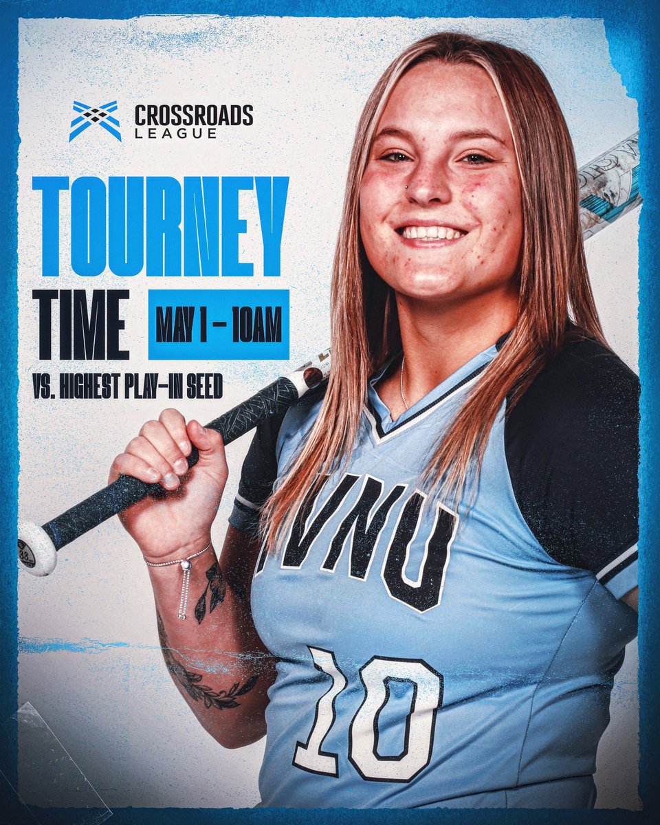 .@MVNUsoftball begins Crossroads League Tournament play at SAU tomorrow at 10AM! Your fourth-seeded Lady Cougars will play against the highest remaining seed from the play-in games. Coverage links and bracket information can be found here: crossroadsleague.com/general/2023-2…