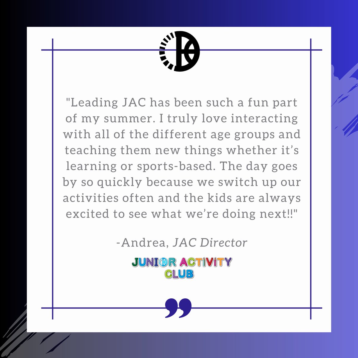 Don't forget to get your K-6th Grader(s) signed up for our summer JAC! 📚🤸🏀 A FUN camp w/ a variety of activities, a great way to keep kids active during the summer days. 😎 Attend full weeks, individual days, or 1/2 days. 🗓 Get all the details at elite360training.com/jac