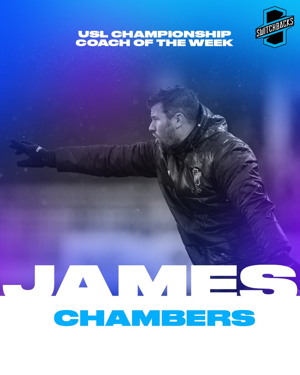 James Chambers has been named Coach of the Week and Maalique Foster to Team of the Week Bench for week 8!

Read more with the link below
bit.ly/4b3lLre

#forthesprings #switchbacksfc