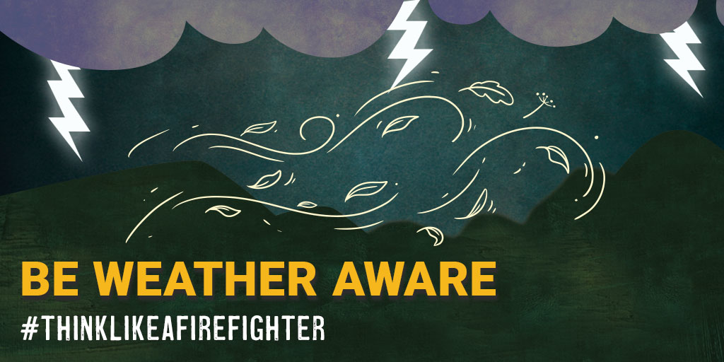 #thinklikeafirefighter
Firefighters keep a careful eye on the weather when they’re working or recreating outdoors, and so should you.
#wildfirepreparednessweek2024 #wildfirepreparednessweek #OnlyYOU! #readyforwildfire #knowbeforeyougo