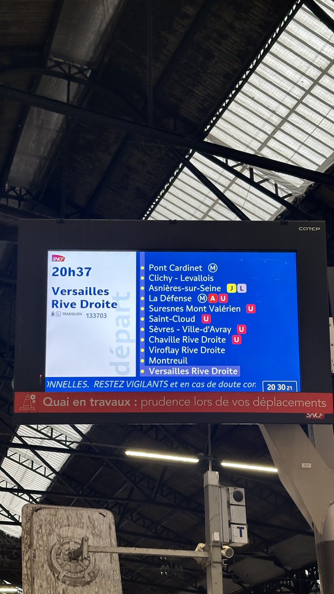 Ça y est, depuis quelques jour la charte graphique d’IDFM est arrivée sur Cati 🥲
Adieu logo de RER rond :(