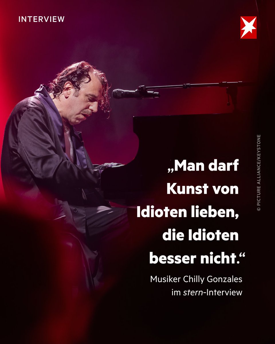 Der Musiker #ChillyGonzales hat ein Problem: Er liebt die Musik Richard Wagners, verabscheut den Komponisten aber zugleich. Das Interview mit dem Piano-Genie: trib.al/PaF3mvp