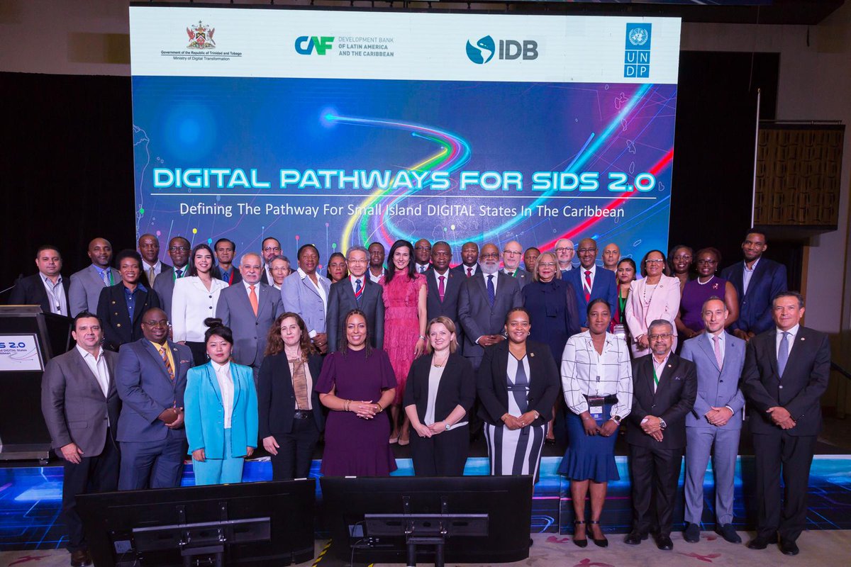 Honored to witness firsthand the start of a new era for the Caribbean: 

Today from Trinidad and Tobago we embarked on a journey toward Small Island DIGITAL States to accelerate sustainable, resilient and inclusive development. 

#SIDS20