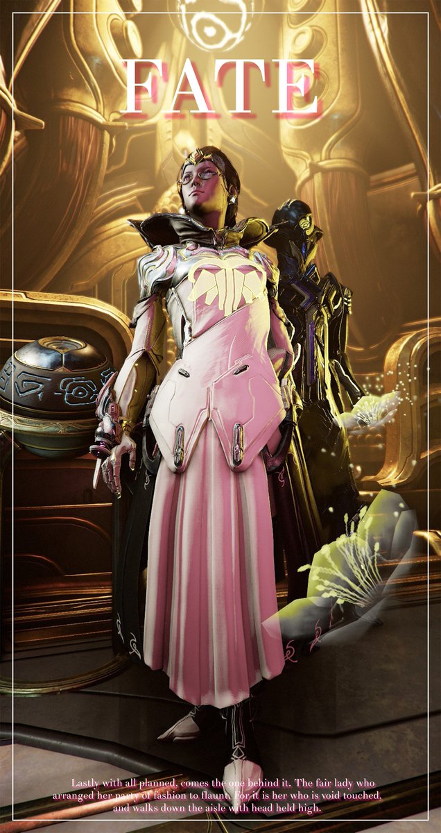 @ViceroyCyndr Fashion 6: [Destiny!]
Lastly with all planned, comes the one behind it. The fair lady who arranged her party of fashion to flaunt. For it is her who is void touched, and walks down the aisle with head held high.