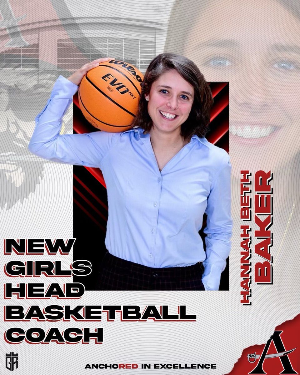 Welcome aboard to Hannah Beth Baker, our new Head Girls Basketball Coach! There will be a girls basketball interest mtg next Tuesday, May 7th, at 7 PM in the AHS Media Center. 
#GoBucs #AnchoredInExcellence #BucNation @cobbschools @cobb_sports