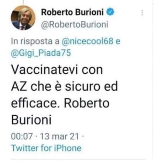 Burioni in galera. #AstraZeneca