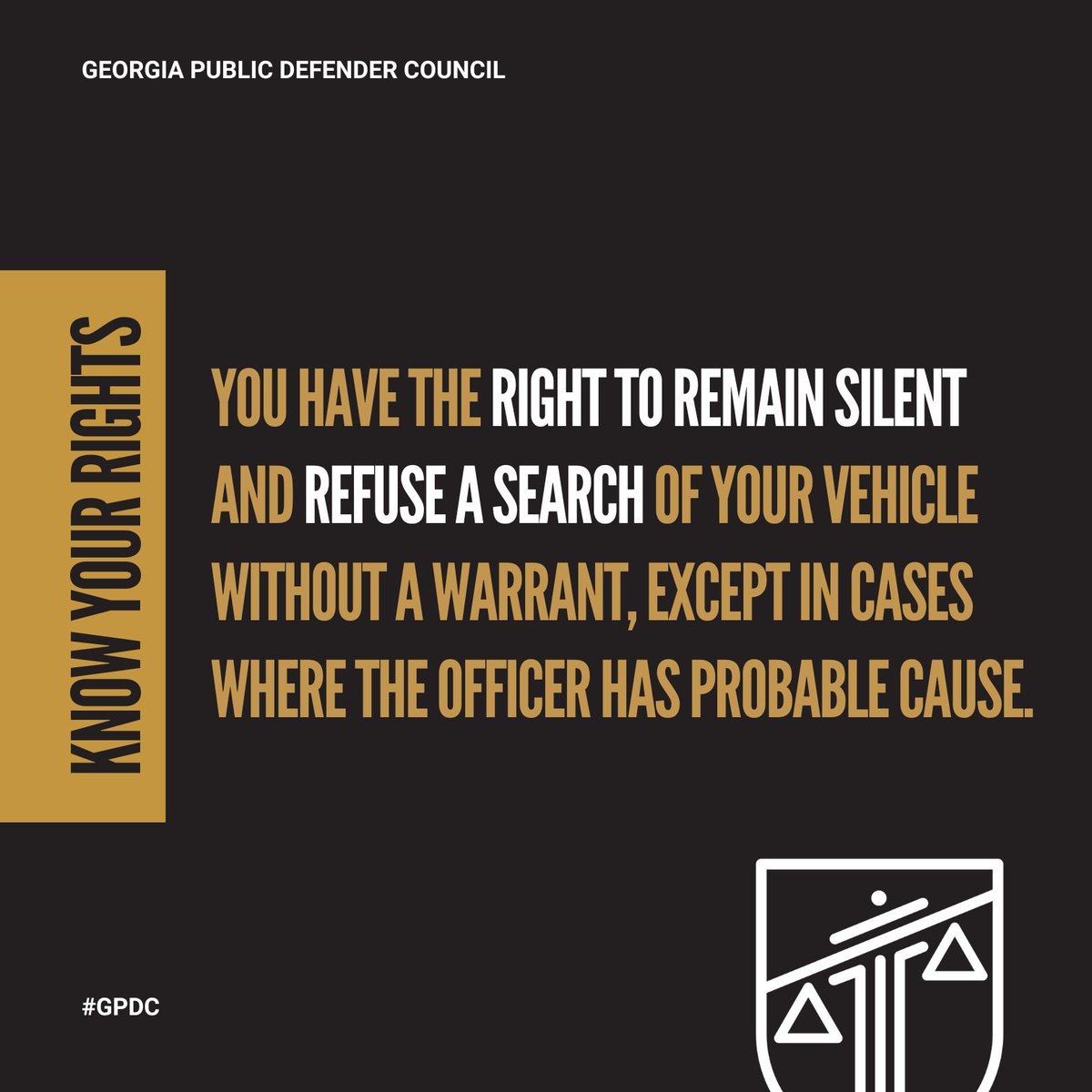 🚗✋ Know your rights on the road! You have the right to remain silent and can refuse a vehicle search if there's no warrant. Exceptions apply if an officer has probable cause. Stay informed and stay safe!

Have any questions? Give us a call at (833) 435-8351. #KnowYourRights