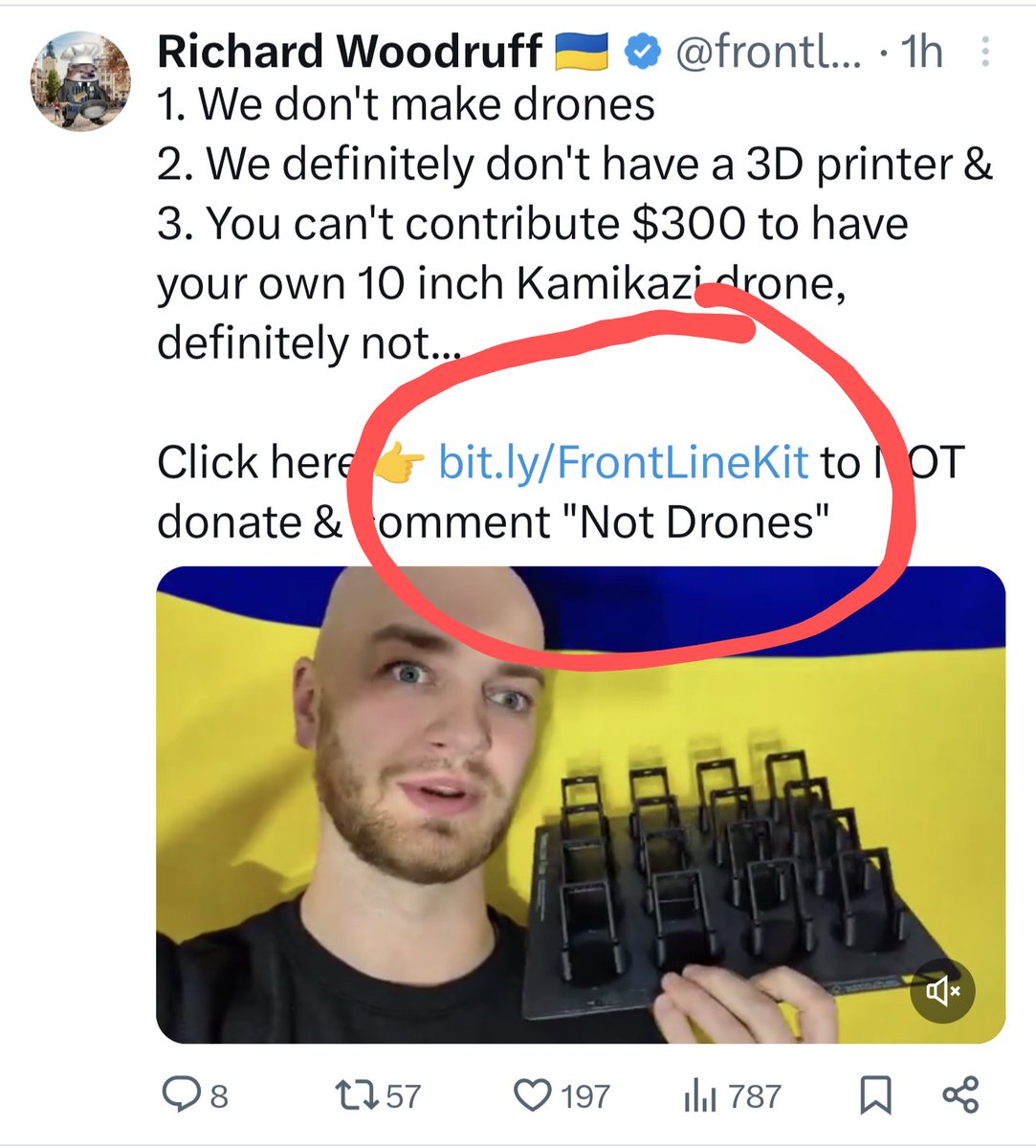 Can someone check to see if the PayPal link is working on my post? Either I'm not funny or no one likes FPV drones for the army anymore 😅 If you can't afford to donate please please share with everyone you know ❤️🙏