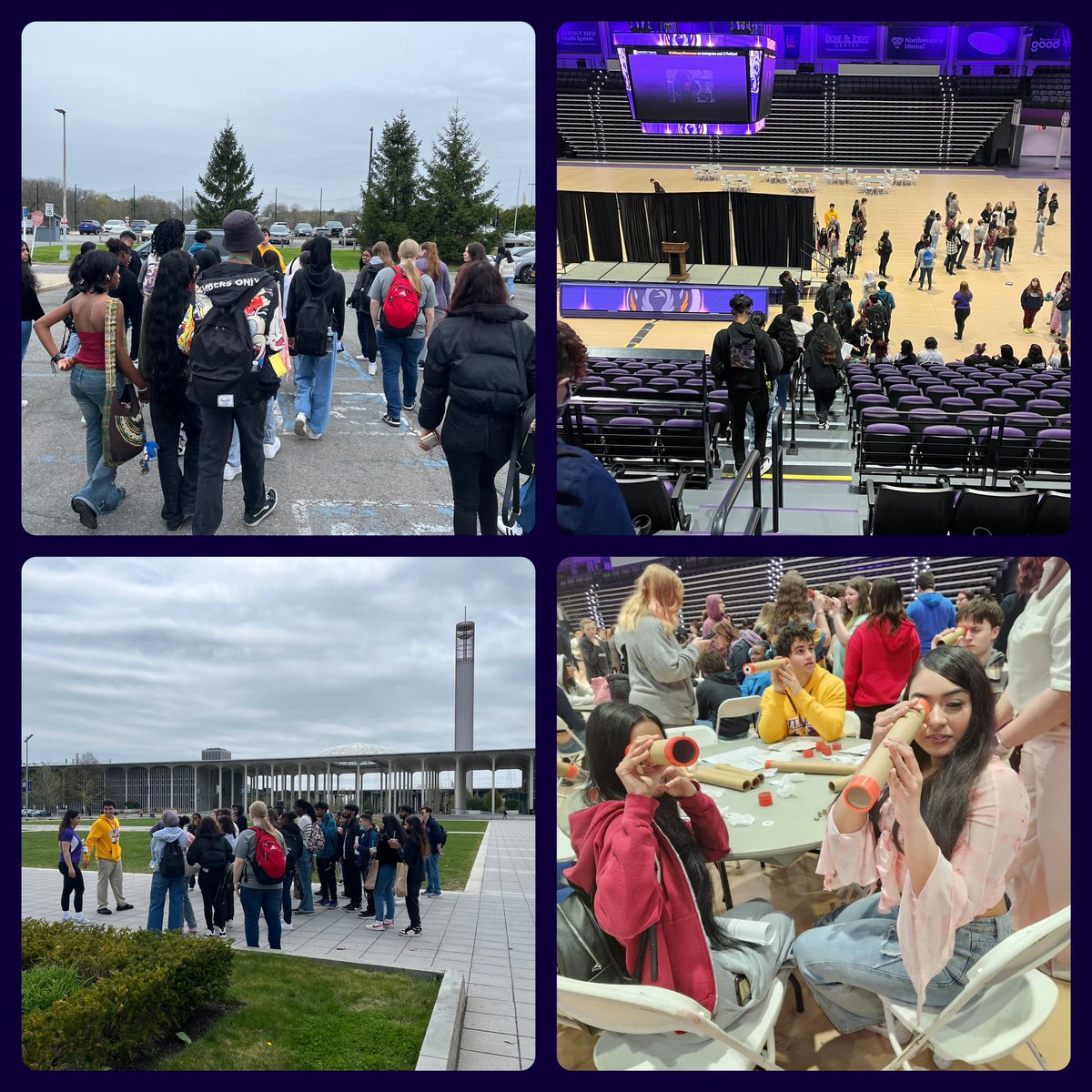 AVID 11th graders swung by SUNY Albany for their Showcase Day-saw great presentations and proposals by grad and under grad students. Thank you to our Ambassador Jack for a great tour! @MrDennisGreen @ELALebel @SCSchools @AVID4College @ualbany