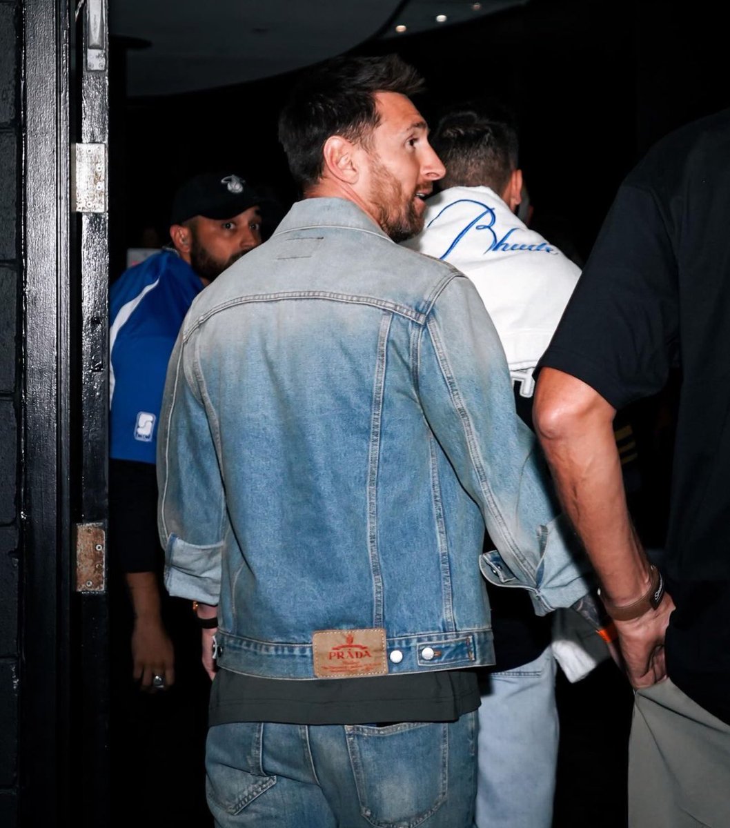 Lionel Messi is living proof that every human being, no matter how normcore, looks better in a canadian tuxedo