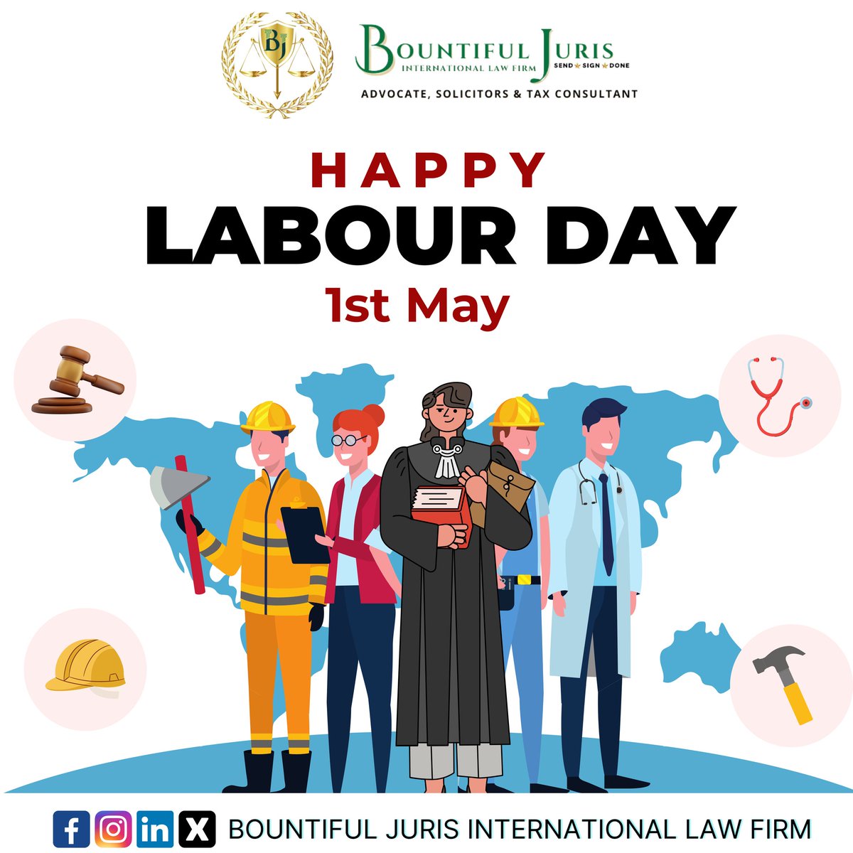 Happy LABOUR Day..... May 1st 2024
.
.
.
.
.
.
#mayday #labourday #employment #empleos #workers #labourlaw #workworkwork #workhard #proffession #workstress #maydayweekend #workinprogress #worklife 
#bountifuljuris