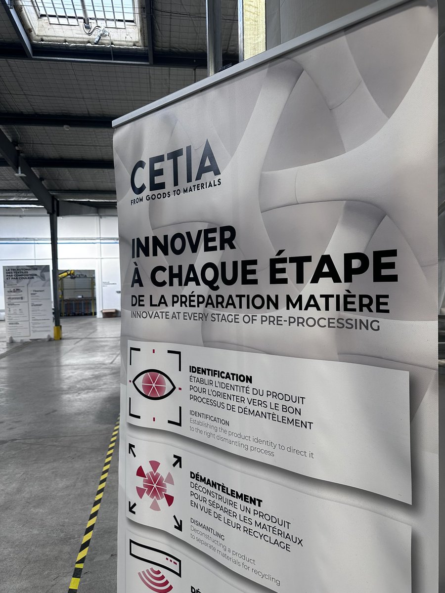 Matinée passionnante à #Hendaye aux côtés de @Andre_Garreta @CCIBayonnePB avec la visite de la plateforme #Cetia , un lieu de recherche et d’innovation pour aider les entreprises du #textile dans leur transition écologique.
