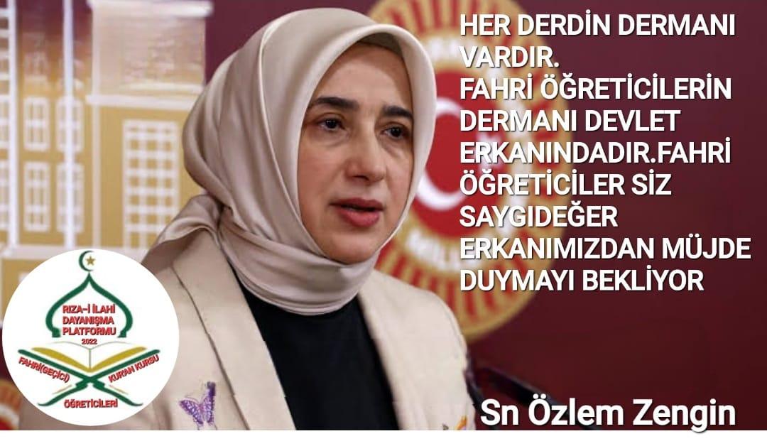 Sn.Vekilimiz Özlem Hanımefendi

#Diyanet İşleri Başkanlığımızdaki  #Kadro lularla aynı şartlar ve aynı sınıfta çalışıp 
yıllardır mağduriyet yaşayan
#Fahri (Geçici) Öğreticilerimiz
 #Süreklilik  #Sözleşme
yolunda desteğinizi bekliyor

#DerdimizinDermanıOzlemZengin
<a href="/AvOzlemZengin/">Av. Özlem Zengin 🇹🇷</a>