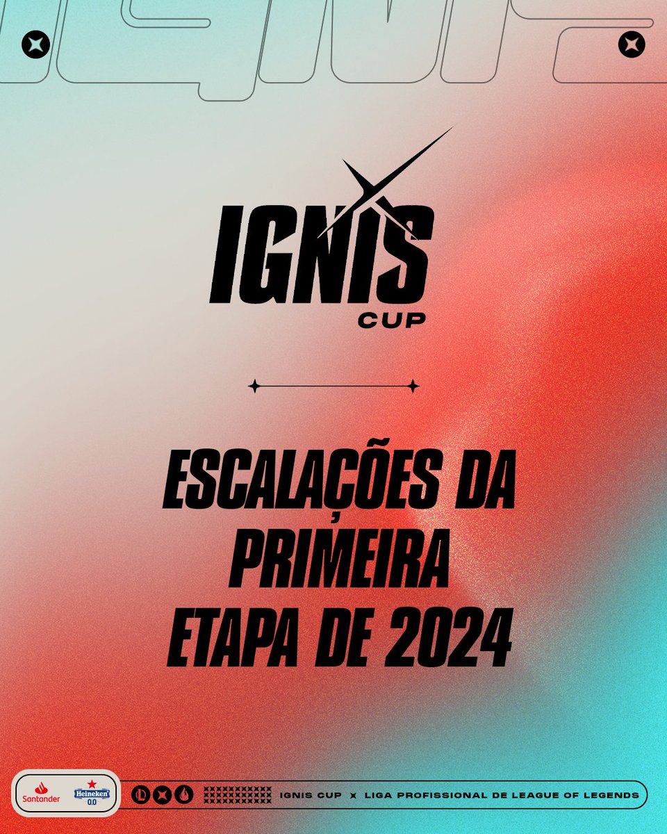 CBLOL's tweet image. Estas são as Escalações Oficiais para a Primeira Etapa da #IgnisCup 2024.

⛓ bit.ly/4dedylv