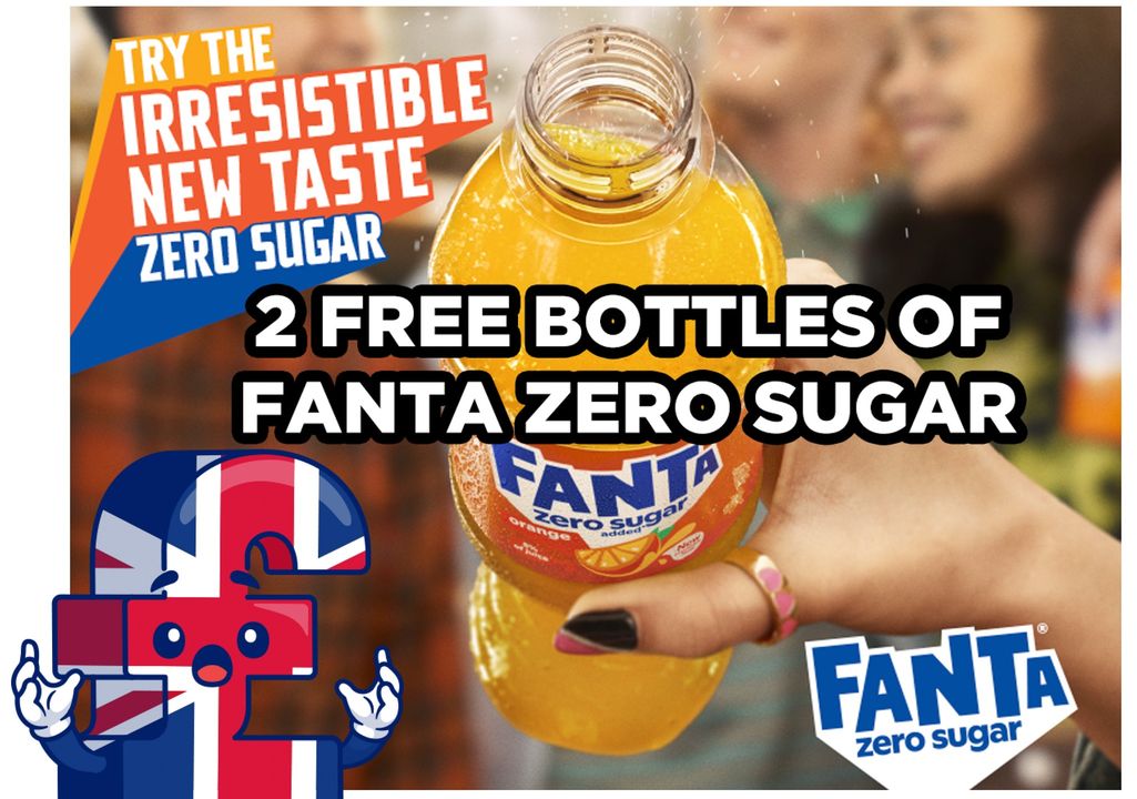 Free 500ml bottle of Fanta Orange Zero (650,000 vouchers available), redeem at Tesco, Morrisons, Londis, Premier, and Budgens. 1) Download ... - Full Post -> facebook.com/50914763458197…