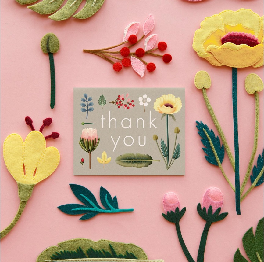 A Thank You means so much more on paper! Card created by @clapclapdesign  #paperlove #qualitypaper #thankyou #paper #print