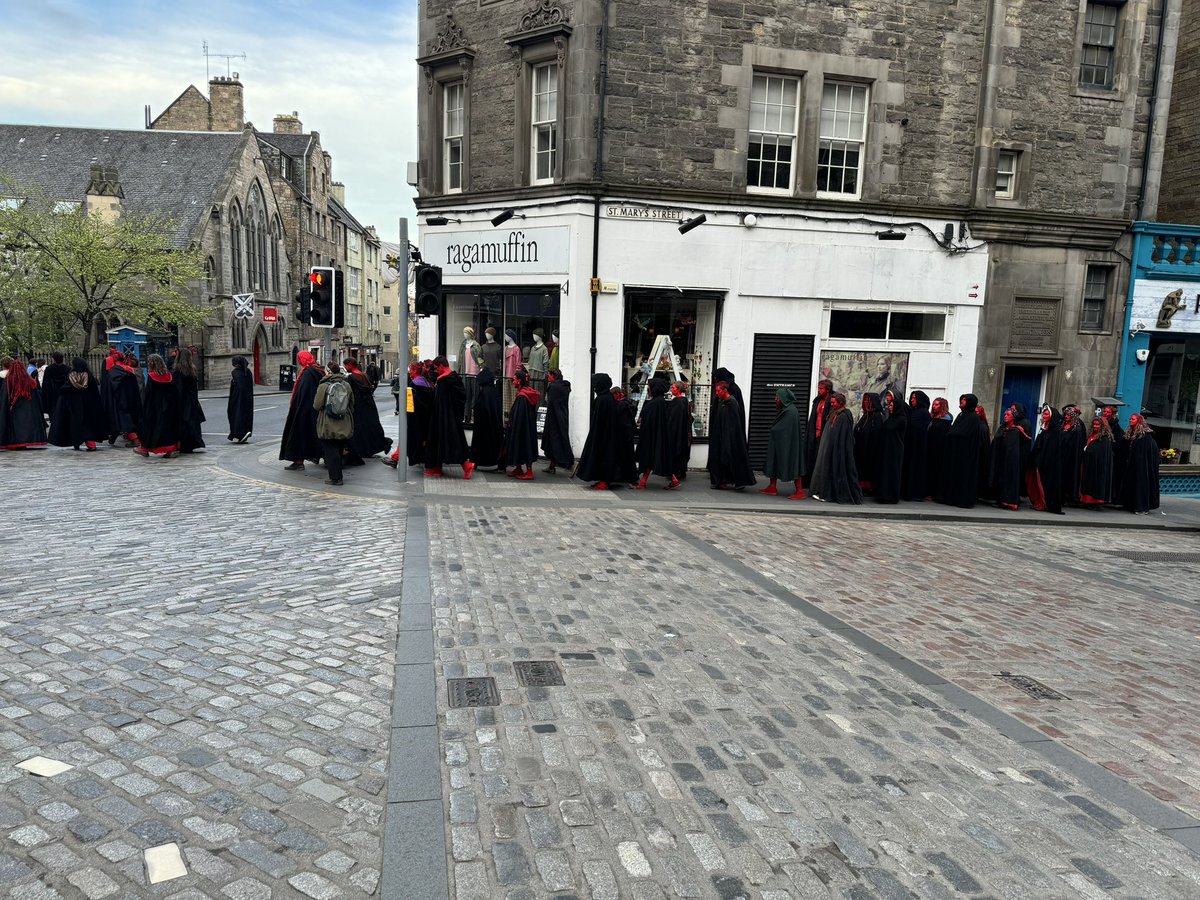 Just spotted this lot heading down to Holyrood. Hopefully it’s apocalyptic.