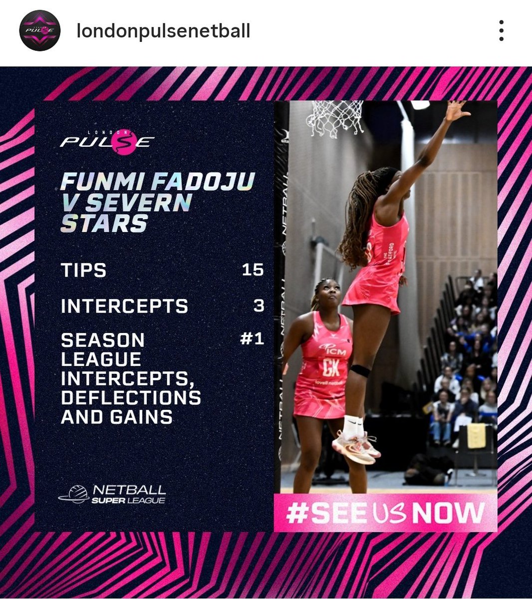 I would absolutely love to see Funmi break into SSN and see how far she can take her game against the best in the world.
Her stats are something to be admired 😍
#NSL2024