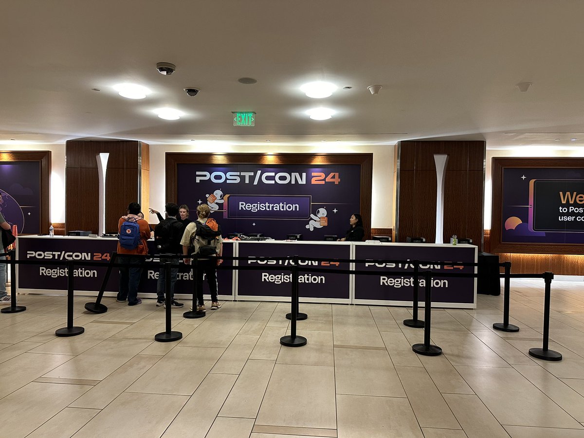 Excited to see you all at #postcon tomorrow 🎉