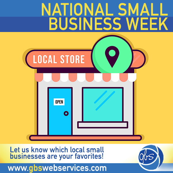 Happy National Small Business Week! 
Share your favorites.
#SupportLocalBusinesses #ShopLocal #DineLocal #NationalSmallBusinessWeek