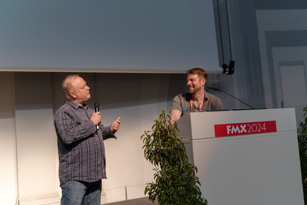 FX supervisor, Chris Messineo, presenting #Ghostbusters: Frozen Empire at FMX 2024!