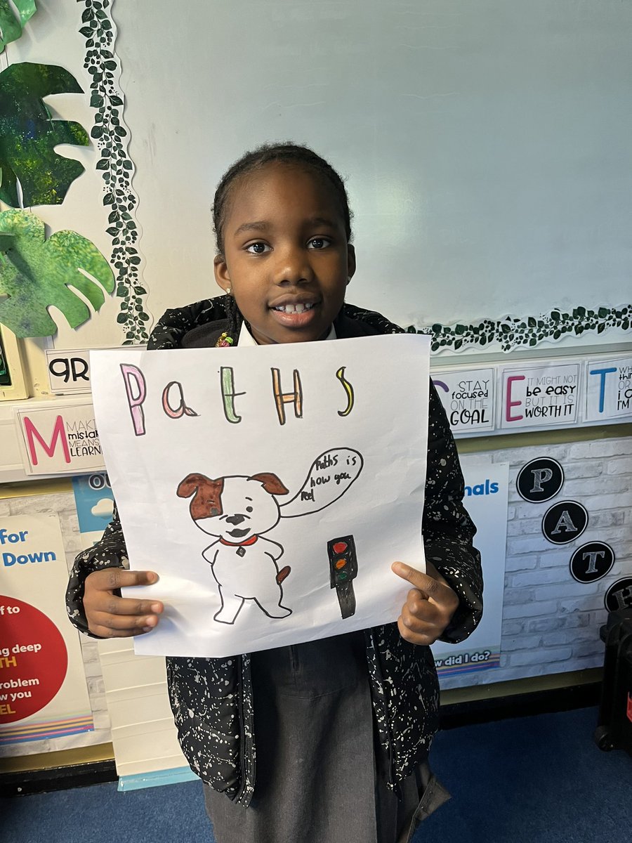 We enjoyed our @PATHSEdUK after-school club today - we shared with each other how #PAThS helps us & discussed PAThs strategies. We made posters to showcase our PAThS learning 💙🤩🕊️ #SEL #SELModelSchool