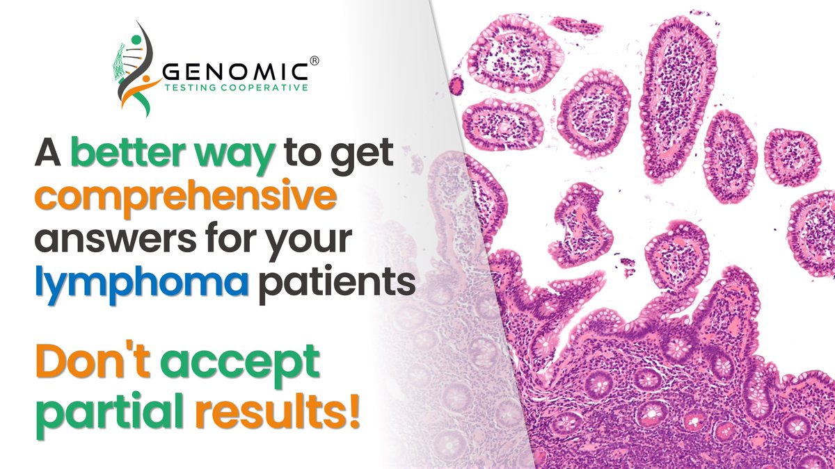 GTC's Hematology Profile Plus a Liquid Trace Hematology allow you to quickly evaluate expression profiles, fusions and clonality.

Learn more: genomictestingcooperative.com/genomic-tests/…

#Lymphoma #TCellclonality #Fusions