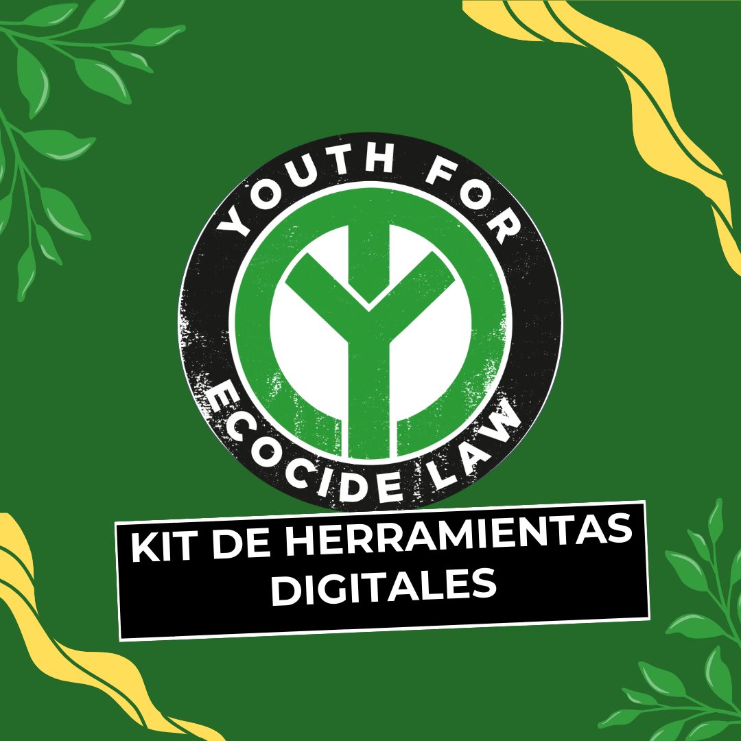 Are you a young person looking to spread the word about #Ecocide + how international law can be used to tackle the ecological & #ClimateCrisis? Join @EcocideLawYouth, grab the #Y4EL Digital Toolkit (now in French/Spanish!!!) + get organised: stopecocide.earth/youth #StopEcocide