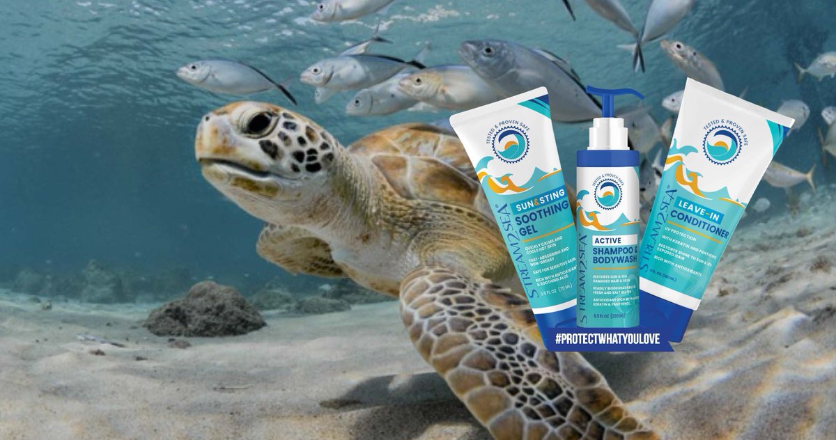 Don't miss our Turtle Tuesday Exclusive! Take an extra 25% discount off our line of Eco-Conscious bodycare and haircare products starting now! 
Offer ends: May 1st. Discover: stream2sea.com

#protectwhatyoulove #stream2sea
