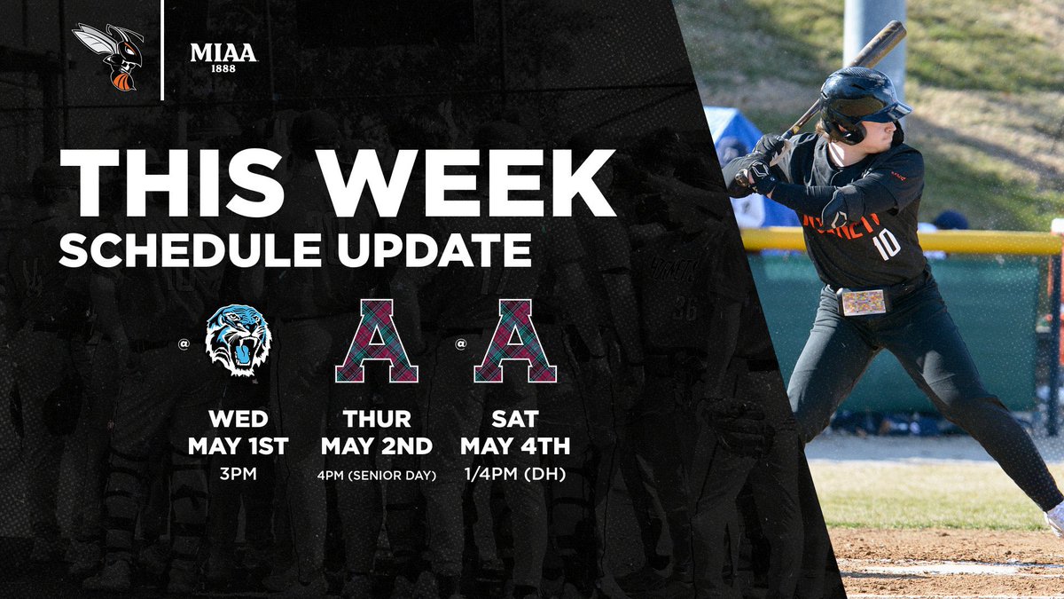 With impending weather, our schedule has changed. Our series vs. Alma will now be played on Thursday at home to avoid the forecasted rain on Friday. Additionally, the doubleheader against Grace Christian will be a single 9 inning game. 🐝⚾️ #d3baseball