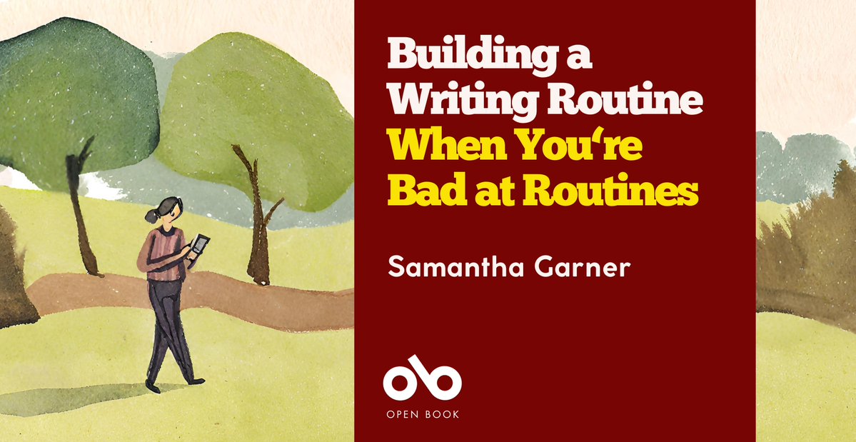 Do you like the idea of writing routines, even though it turns out you are very, very bad at them? Well, the extraordinarily wise Samantha Garner has some advice on how to give it a go anyway. #AmReading #AmWriting #WritingTips #BookTwt open-book.ca/Columnists/Bui…