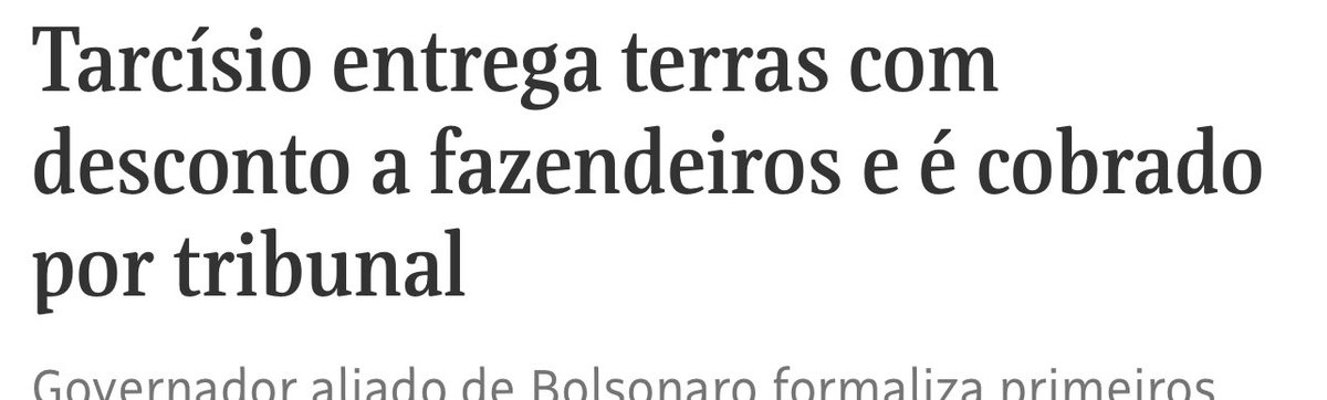 DA SÉRIE “COLUNISTAS ENXERGAM UM TARCÍSIO DE CENTRO”