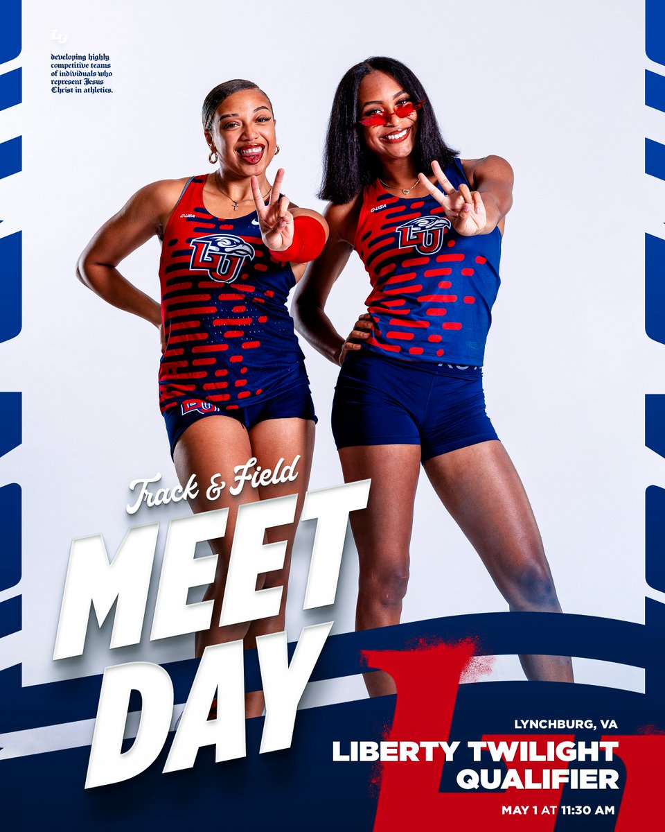 Liberty_XCTF's tweet image. Saluting our seniors. #HonorHim

Liberty Twilight Qualifier
🏟️Matthes-Hopkins Track Complex
⏰11:30 AM EST - Field events begin
⏰1:35 PM EST - Senior Day
⏰2:00 PM EST - Running events begin
📊tinyurl.com/3c42zr4d