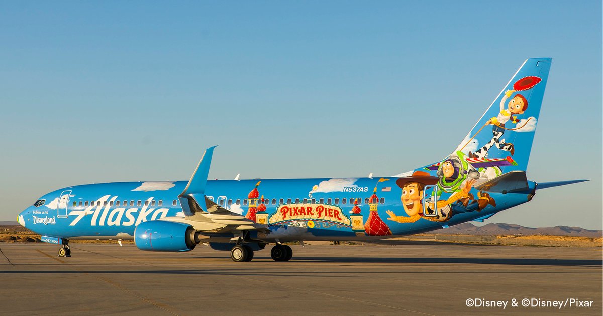 We're heading to Pixar Fest, and we want to bring YOU.👬👭 Enter to win a vacation to the @Disneyland Resort for you and 3 guests by replying with #FlyToPixarFest, tagging your fave pal, and following @alaskaair by 11:59pm PT on 5/5/2024. Rules: bit.ly/3QsvBKW