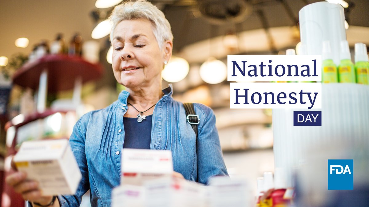 This #NationalHonestyDay, beware of potentially counterfeit medicines. If you: 💻 Bought the product online ❓ Noticed the packaging looks different 🤒 Experienced an unusual side effect The product may not be authentic. Learn more how to report it: fda.gov/drugs/buying-u…