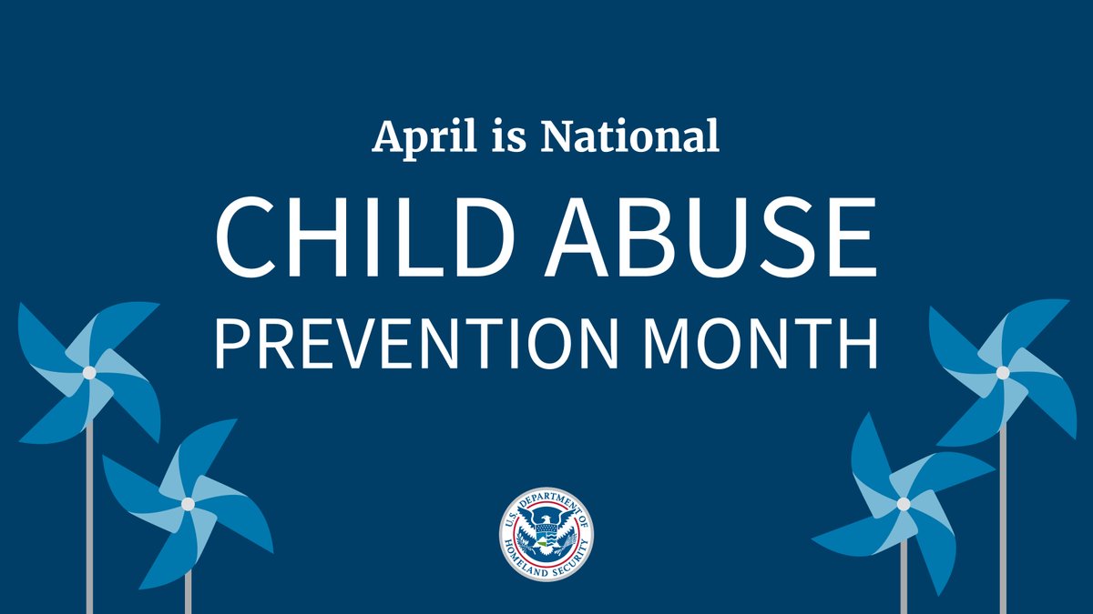 As Child Abuse Prevention Month ends, we urge you to join us in combating this heinous crime against our most vulnerable population. Take action with @HSI_HQ, @ICEgov, @DHSBlueCampaign, @SecretService and more. ⬇️ dhs.gov/news/2024/04/1…