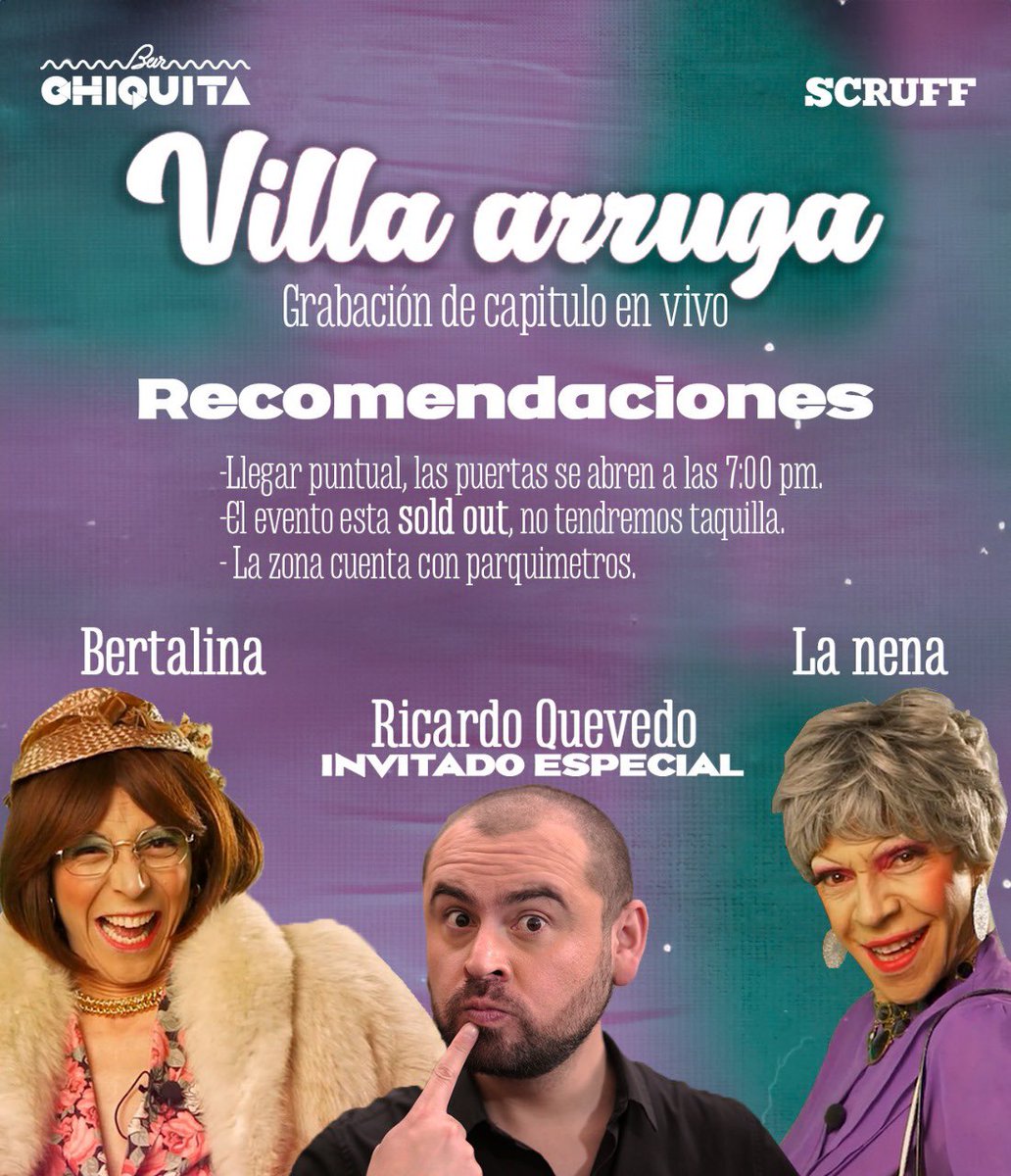 Atención, Villa Arruguenses: