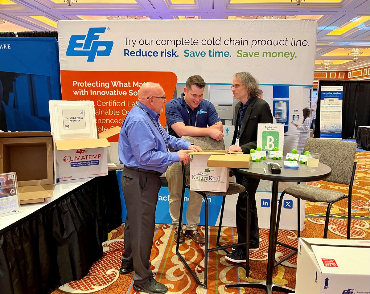 Day 2 of @Asembiarx's AXS24 Summit is underway! Come meet the EFP team at Booth #1914 to discuss ways we can assist you in delivering your specialty #pharma products safely and on time with our superb temperature solutions.❄️📦 #EFPLife #Asembia24 #ColdChain