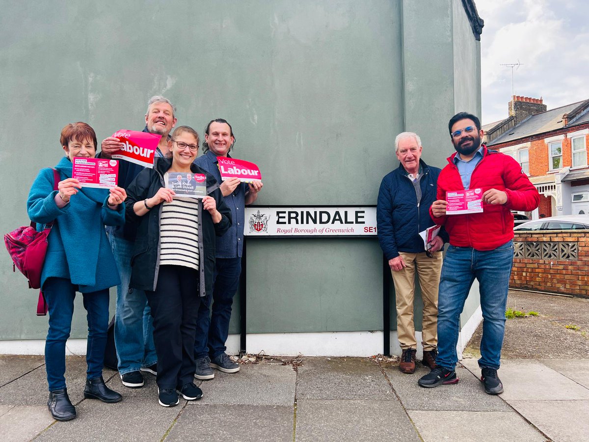 Campaigning for Labour in Plumstead Common Ward, Royal Greenwich. Vote for @Len_Duvall @SadiqKhan and @UKLabour on Thursday for more affordable housing and free primary school meals 🍝