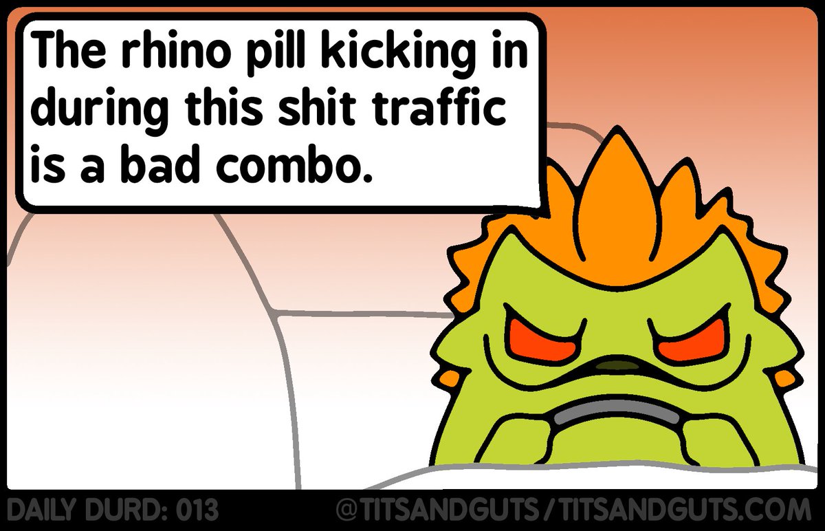 Drinking to keep the bugs in check.

#thedailydurd #titsandguts #tagcomics #webcomic #webcomics #loweffort #comics #comix #dailycomic #dailycomics #millennial #Diet #meme #gasstation #bonerpills #rhinopill #rhino #TrafficAlert