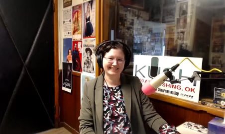 Robin on the radio! Our SD 21 candidate Robin Fuxa visited with a Molly Payne at KUSH 1600 Radio about her campaign and her vision for Oklahoma. 👏