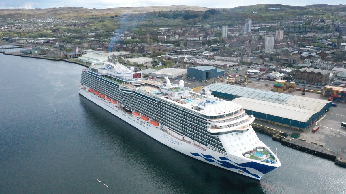 Inverclyde's new £20m Greenock Ocean Terminal visitor centre is set to welcome 79 cruise liners carrying up to 115k passengers throughout 2024 with 2025 already heading towards a new record for the port discoverinverclyde.com/greenock-ocean…

#DiscoverInverclyde #ScotlandIsCalling #Scotland