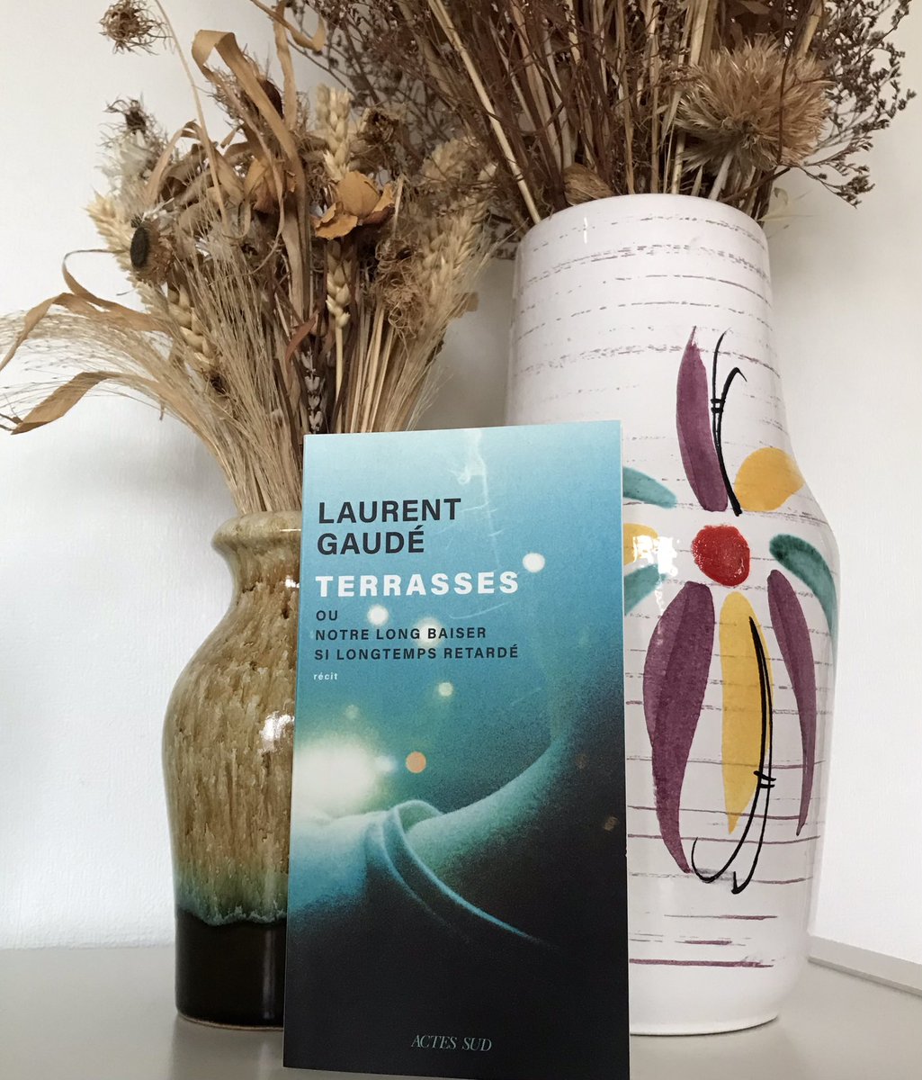 « Terrasses, ou notre long baiser si longtemps retardé », de #LaurentGaudé. Muette d’émotion devant la puissance de ce récit #13novembre2015 #books 📚