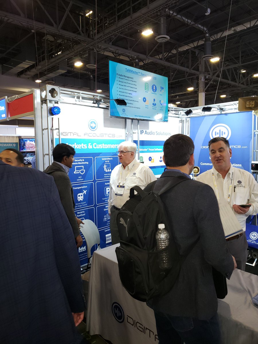 We showcased our critical communications soluitons at the #ISCWest Conference. We would like to say thank you to everyone who stopped by our booth and made the show a uccess!

Visit digitalacoustics.com

#DigitalAcoustics #ISCWest #criticalcommunicationssolutions #security