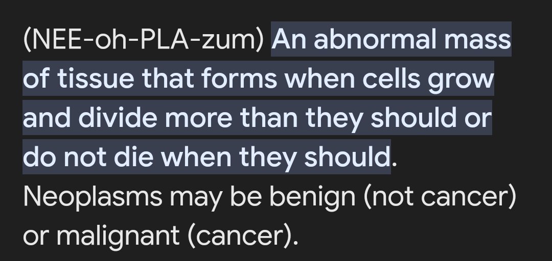 @daankovsky the way his voice drama is called neoplasm and neoplasms are essentially tumours that grow from cells dividing.... yeah .