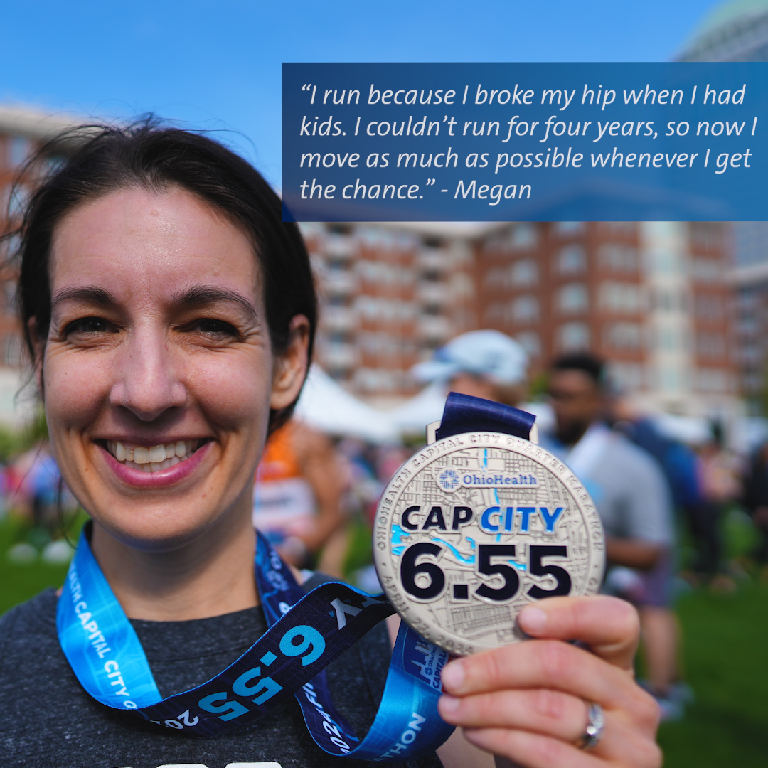 Running or walking a race isn’t just about crossing the finishing line. OhioHealth Capital City Half & Quarter Marathon participants share their motivations behind why they stride, and what keeps them wanting to challenge themselves every year. #CapCityHalf @M3Ssports